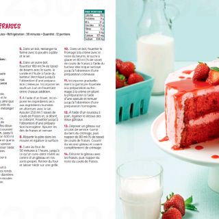 gateau moelleux fraises