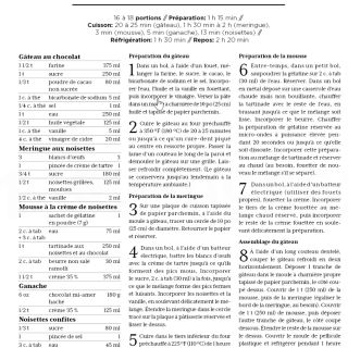 gateau mousse choco noisettes