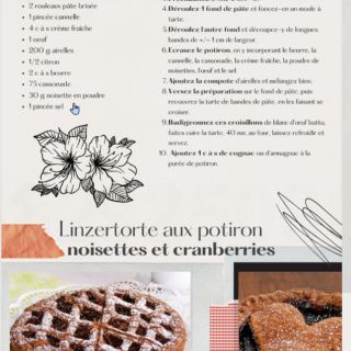 linzertorte potiron noisette