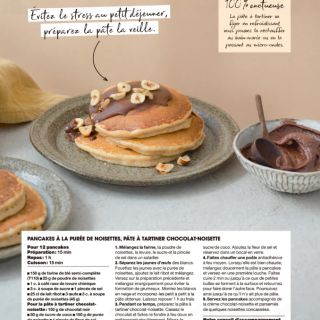 pancake noisettes pate à tartiner