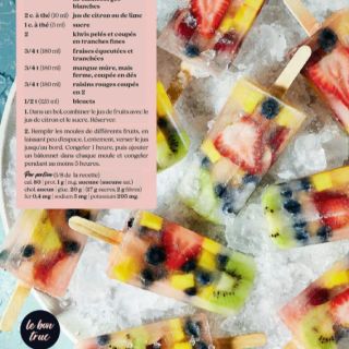 popsicles fruits