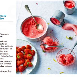 sorbet fraise