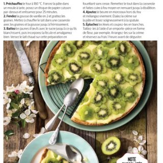 tarte kiwi vanille