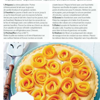 tarte mangue framboise