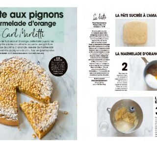 tarte pignons marmelade orange