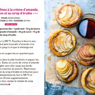 tartelette pomme amande érable