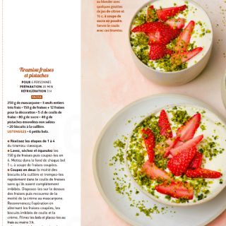 tiramisu fraises pistaches