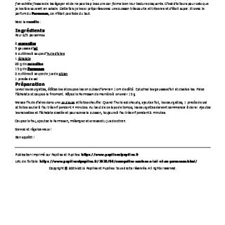 Courgettes sautées à l’ail et au Par...