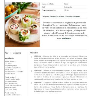 Makis d’été en 3 versions