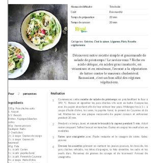 Salade de printemps