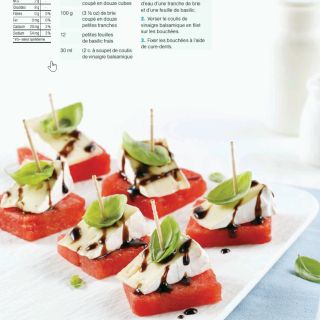 bouchée brie pastèque