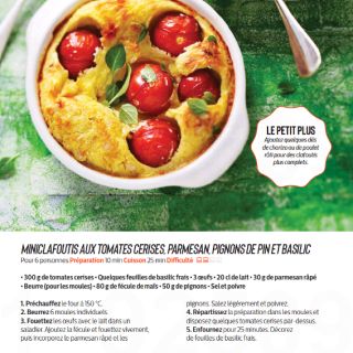 clafoutis tomates cerises parmesan