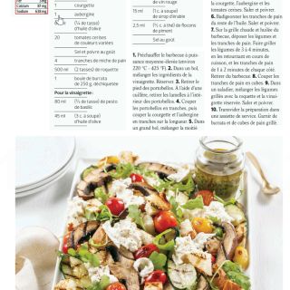 légumes grillés burrata