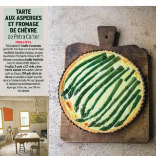 tarte asperge chèvre