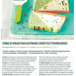 terrine épinard courgette poivron