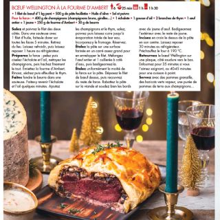 Boeuf Wellington fourme d'ambert