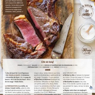 Côte de boeuf basse température