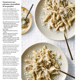 Casarecces poireaux gruyères