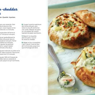 Chaudré broco-cheddar bol pain