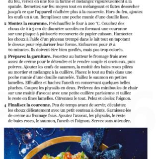 Couronnes petits choux au saumon