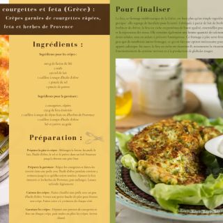 Crêpes courgettes feta