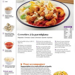 Crevettes à la parmigianna
