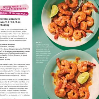 Crevettes sauce ail et gochujang