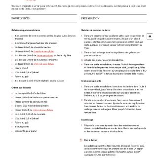 Galettes de pommes de terre, oeufs poch...