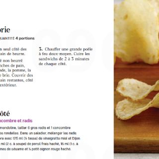 Grilled cheese dinde brie