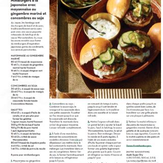 Mini hamburger japonais