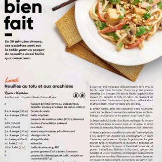 Nouilles tofu arachide