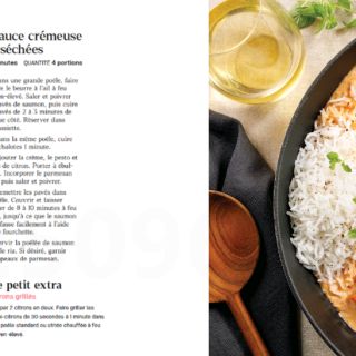 Pélée saumon pesto tomate