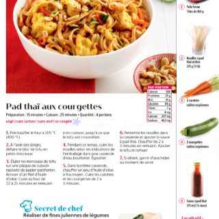 Pad thai courgettes