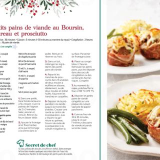 Pain de viande Boursin poireaux proscuit...