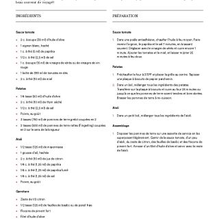 Patatas bravas façon Margaux