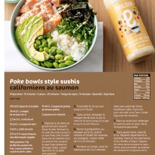 Pokebowl sushi californiens