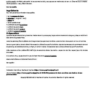 Pommes de terre au citron, aux herbes et...