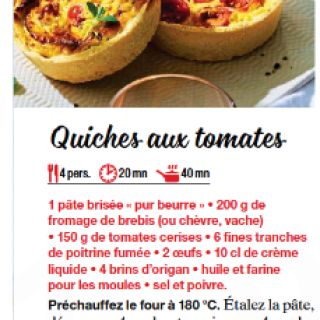 Quiche tomates