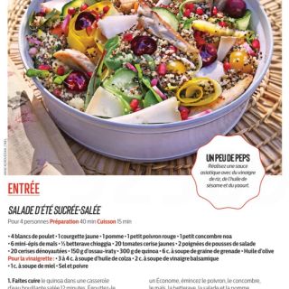 Salade d'été sucré salé