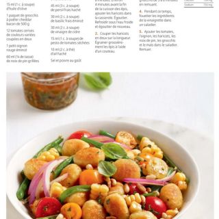 Salade gnocchis croustillants