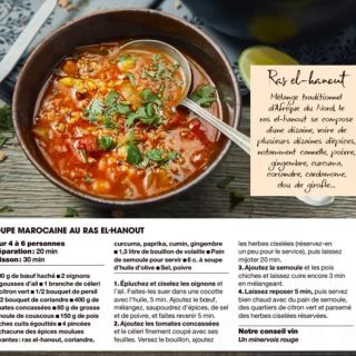 Soupe marocaine boeuf ras el hanout