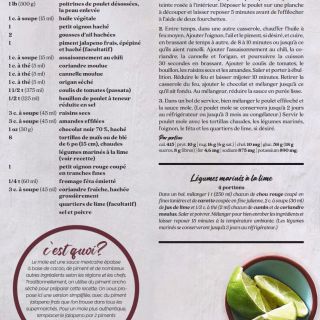 Tacos de poulet sauce mole