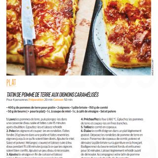 Tatin pdt oignons