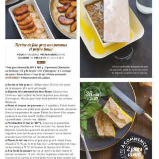 Terrine foie gras pommes poivres