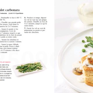 Vol au vent poulet carbo