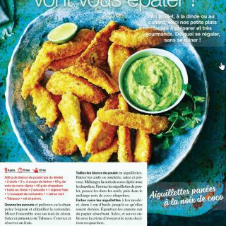 aiguilette panée coco