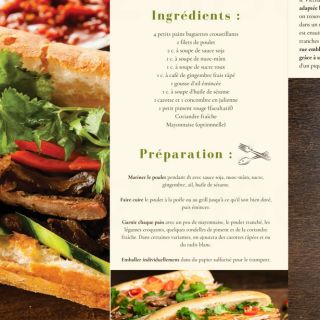 ban mi poulet mariné