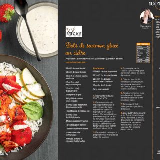 bol saumon glacé au cidre