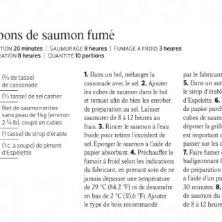 bonbon saumon fumé