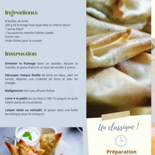 brick fromage menthe